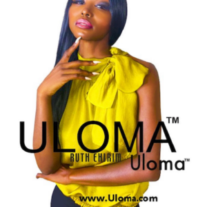 ULOMA: TIE HALTER TOP (WITH BOW)